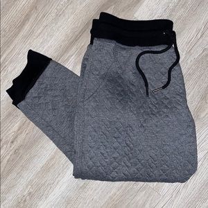 Quilted joggers